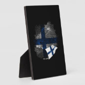 Finse vlag fotoplaat (Zijkant)