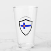 Finse vlag glas (Voorkant)