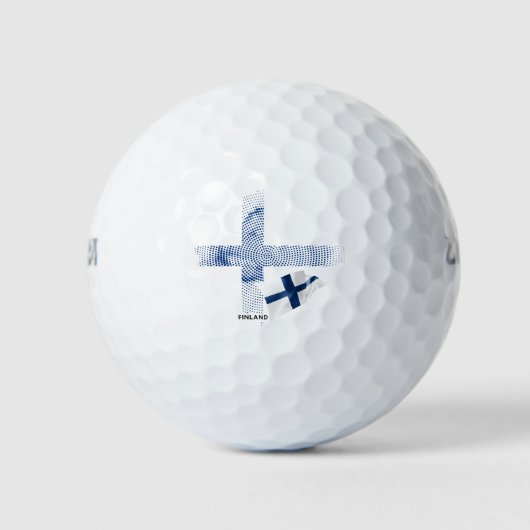Finse vlag golfballen (Voorkant)