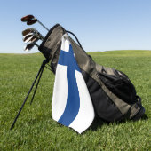 Finse vlag golfhanddoek (Groen)