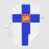 Finse vlag golfhanddoek (Insitu)
