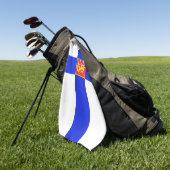 Finse vlag golfhanddoek (Groen)