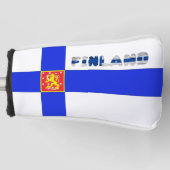 Finse vlag golfheadcover (Voorkant)