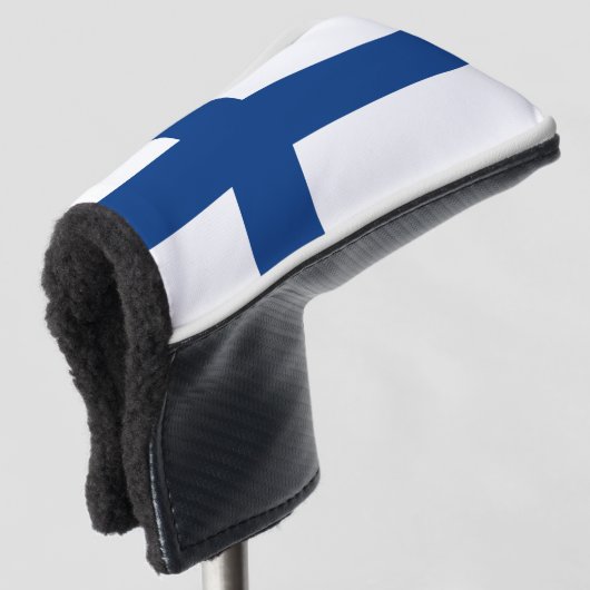 Finse vlag golfheadcover (3/4 voorkant)