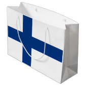 Finse vlag groot cadeauzakje (Achterkant Gekanteld)