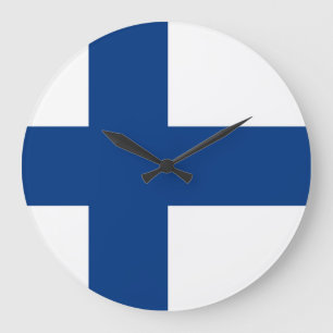 Finse vlag grote klok
