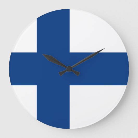 Finse vlag grote klok (Voorkant)