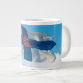 Finse vlag grote koffiekop (Voorkant rechts)