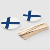 Finse vlag handwaaier (Niet-gemonteerd)