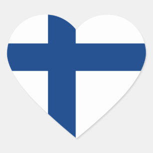 Finse vlag hart sticker