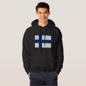 Finse vlag hoodie (Voorkant volledig)