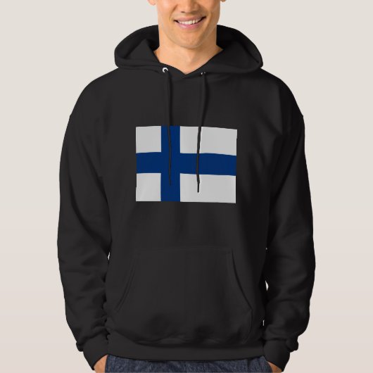 Finse vlag hoodie (Voorkant)