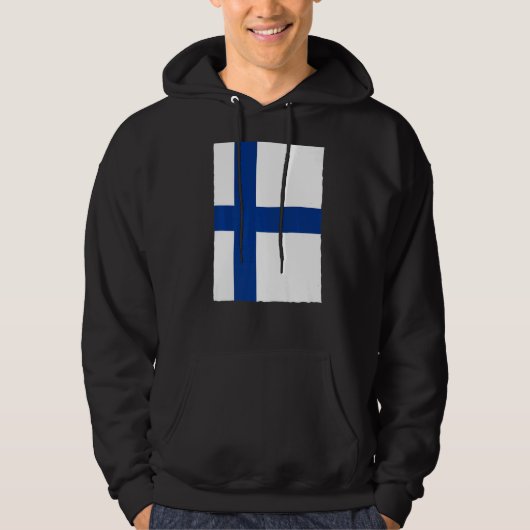 Finse vlag hoodie (Voorkant)