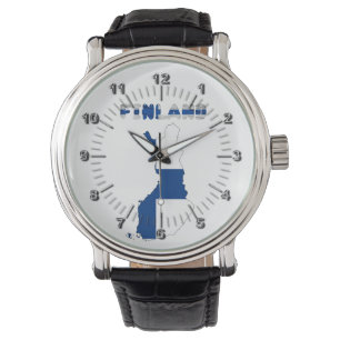 Finse vlag horloge