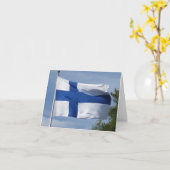 Finse vlag kaart (Gele Bloem)