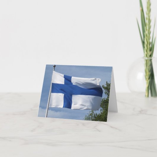Finse vlag kaart (Voorkant)