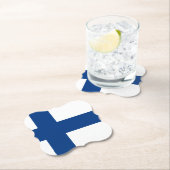 Finse vlag kartonnen onderzetters (Insitu)