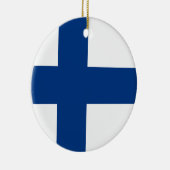 Finse vlag keramisch ornament (Rechts)