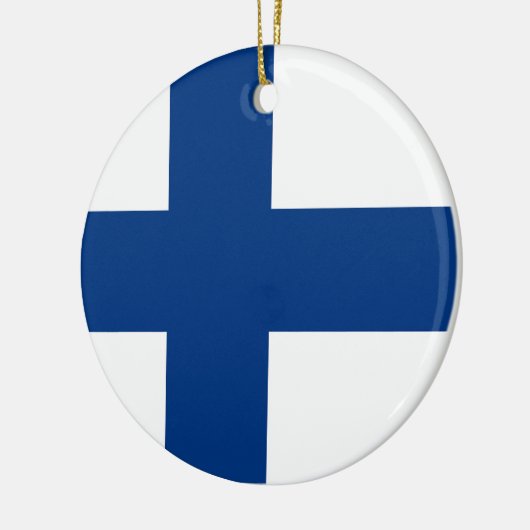 Finse vlag keramisch ornament (Links)
