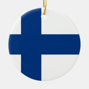 Finse vlag keramisch ornament