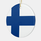Finse vlag keramisch ornament (Links)