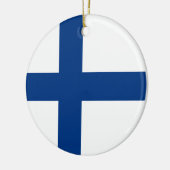 Finse vlag keramisch ornament (Links)