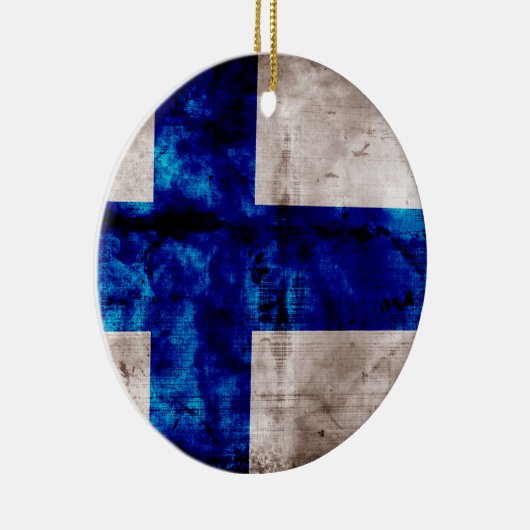 Finse vlag keramisch ornament (Rechts)