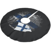 Finse vlag kerstboom rok (Gekanteld)