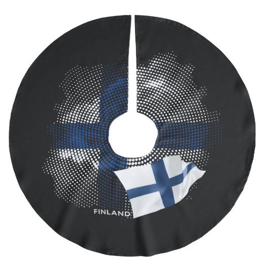 Finse vlag kerstboom rok (Voorkant)