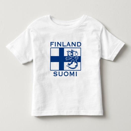 Finse vlag kinder shirts (Voorkant)