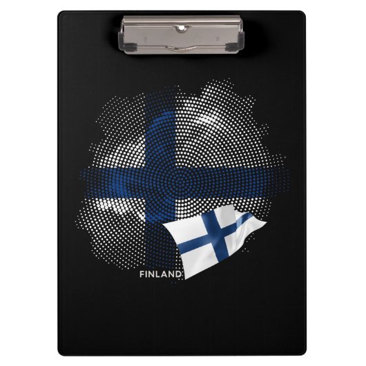 Finse vlag klembord (Voorkant)