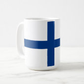 Finse vlag koffiemok (Voorkant links)