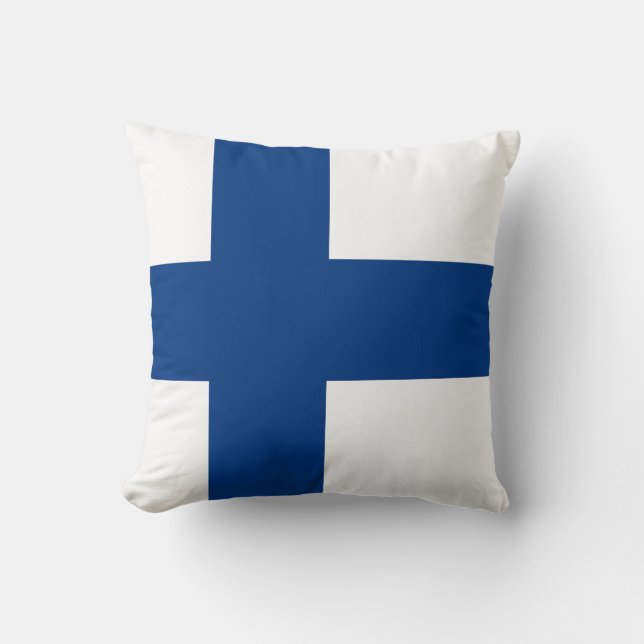 Finse vlag kussen (Voorkant)