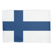 Finse vlag kussensloop (Voorkant)