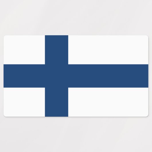 Finse vlag labels (Design 2)