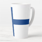 Finse vlag latte mok (Rechterhoek)