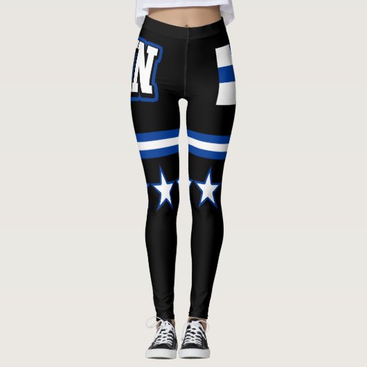Finse vlag leggings (Voorkant)