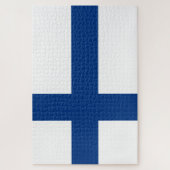 Finse vlag legpuzzel (Verticaal)