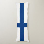 Finse vlag lichaamskussen (Voorkant Verticaal)