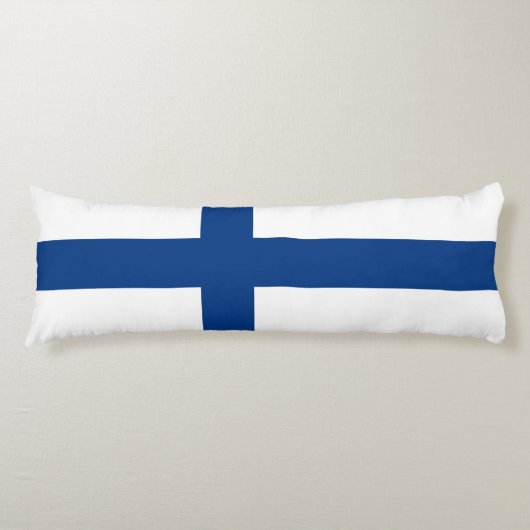 Finse vlag lichaamskussen (Voorkant)