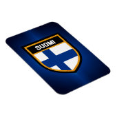 Finse vlag magneet (Rechterzijde)