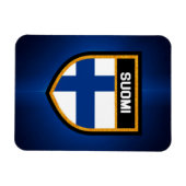 Finse vlag magneet (Horizontaal)