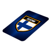 Finse vlag magneet (Linkerzijde)