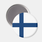 Finse vlag magneet (Voorkant / Achterkant)
