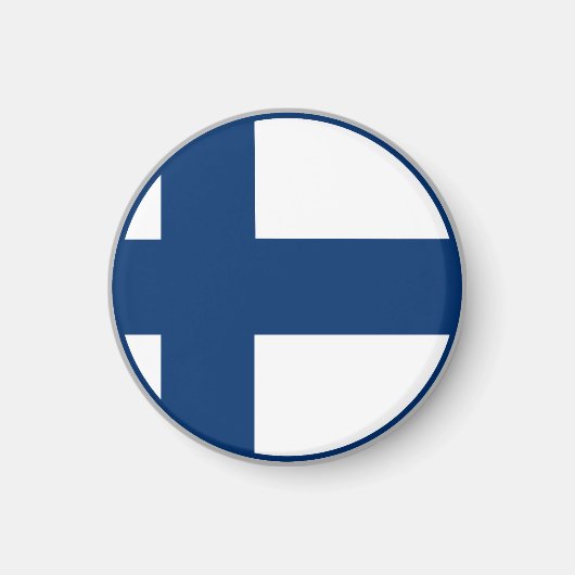 Finse Vlag Magneet (Voorkant)