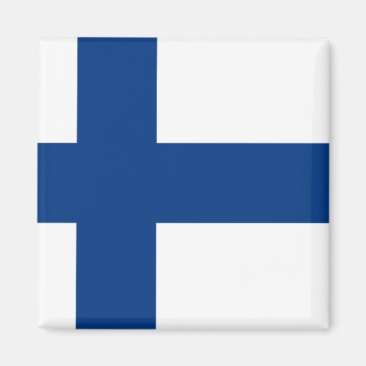 Finse vlag magneet (Voorkant)