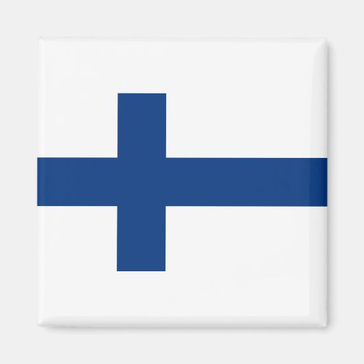 Finse vlag magneet (Voorkant)