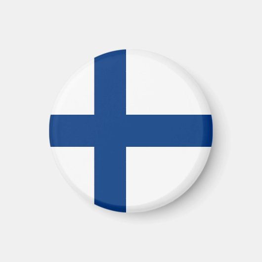 Finse vlag magneet (Voorkant)