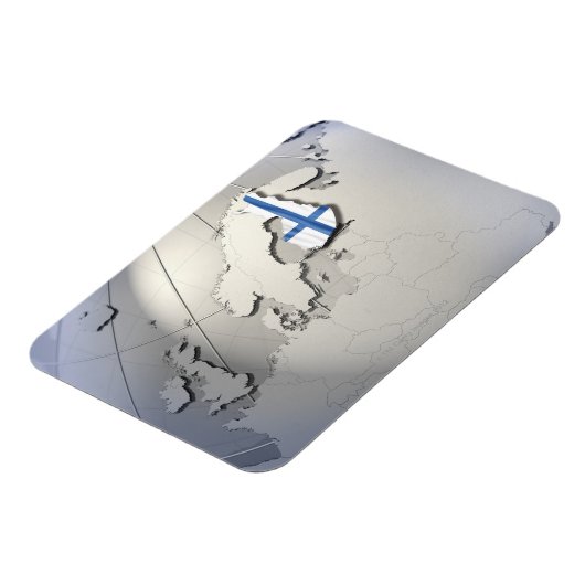 Finse vlag magneet (Linkerzijde)