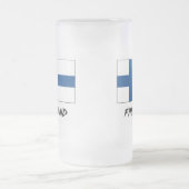 Finse vlag matglas bierpul (Center)